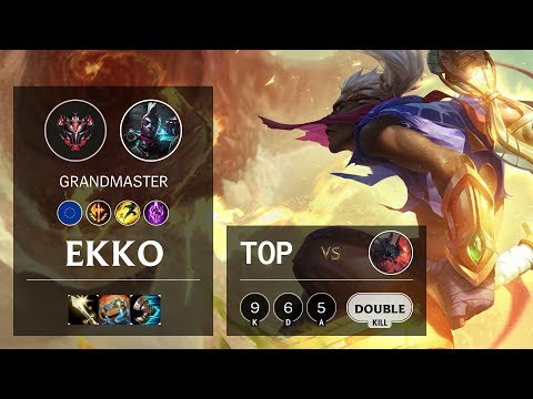 Ekko Top vs Aatrox - EUW Grandmaster Patch 10.10