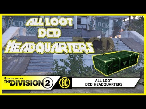 All Loot Locations - DCD Headquarters Discovery Merit | The Division 2