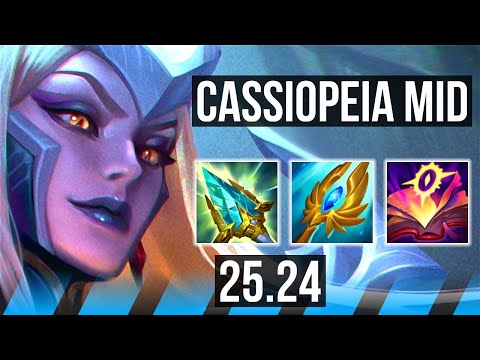 CASSIOPEIA vs YONE (MID) | Perfect KDA: 19/0/5 | EUW Diamond | 25.24