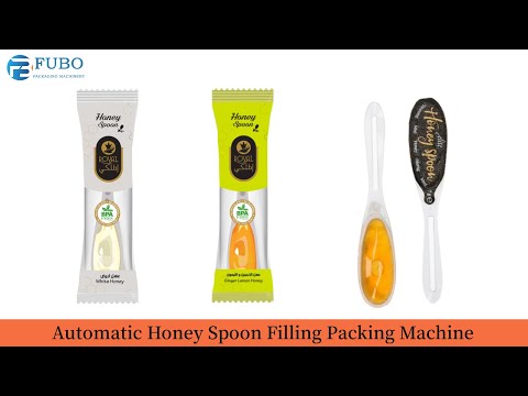 Automatic honey spoon filling packing machine
