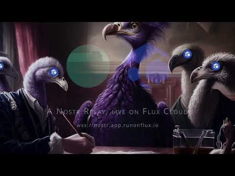 NOSTR RELAY NODES RUNNING ON FLUX video thumbnail