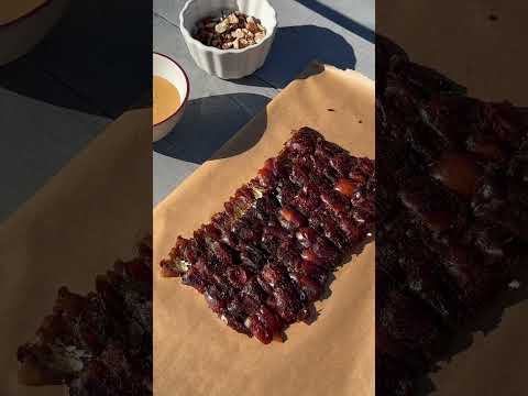 Рецепт финиковой плитки с орехами и шоколадом | без сахара, лактозы и глютена