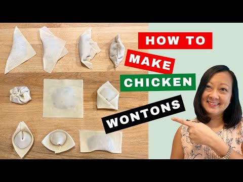 How To Make Chicken Wontons & Wonton Wrapper Ideas You've Never Seen Before