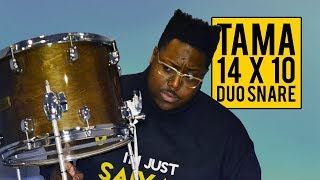Video thumbnail for Tama 14" x 10" SLP Duo Snare in Transparent Mocha Review on Kwesi's Corner | Drumshack London by Drumshack London