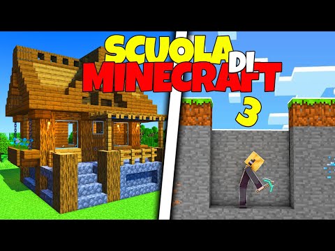 CASA E MINIERA! SCUOLA DI SOPRAVVIVENZA - MINECRAFT ITA EP.3