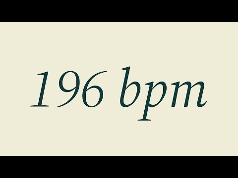 Metronome - 196 bpm