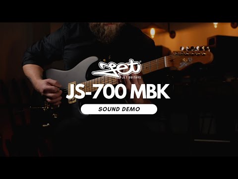 Демонстрация звучания электрогитары Jet JS-700 MBK