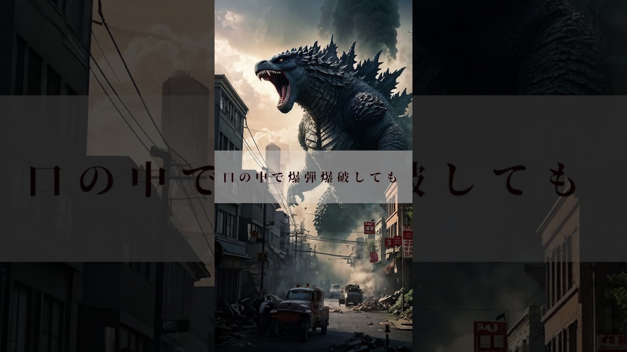 「ゴジラ-1.0 悪い！そして怖い！」映画レビューソング Dark-pop ver #shorts