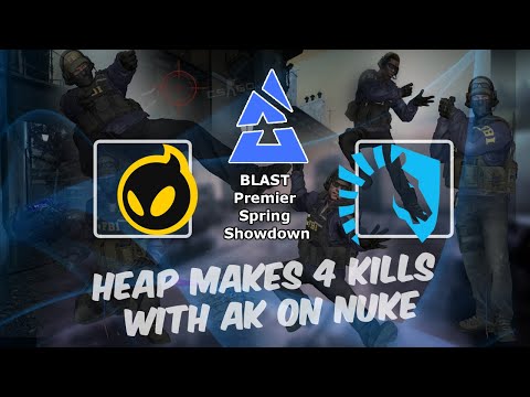 HEAP makes 4 kills with AK on Nuke, Dignitas vs Liquid, BLAST Premier Spring Showdown