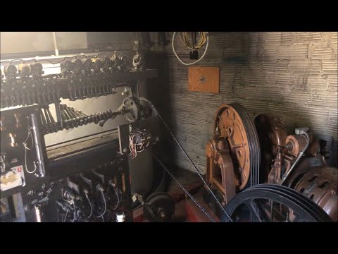 1920s Otis Elevator Machine Room