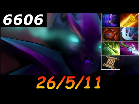 Dota 2 Spectre 6606 MMR 26/5/11 (Kills/Deaths/Assists) Ranked Full Gameplay