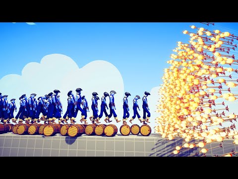 100x BARREL ROLLER vs EVERY GOD - Totally Accurate Battle Simulator TABS