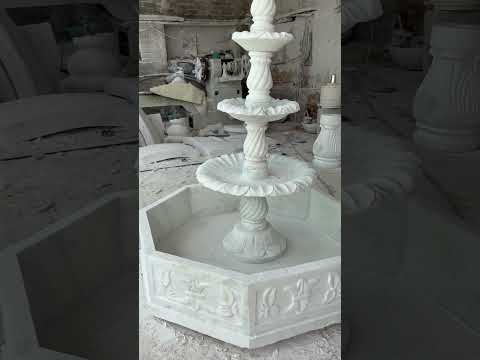 White Marble Fountain