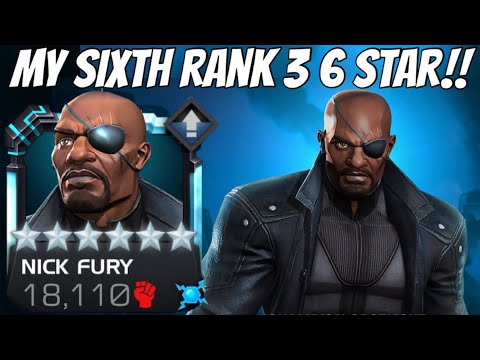 6 Star Rank 3 NICK FURY Rank Up & Gameplay - 13+ ENDGAME BOSSES!!! ULTIMATE SHOWCASE!!!
