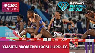 Women’s 100m hurdles won with 2nd fastest time EVER at Xiamen Diamond League
