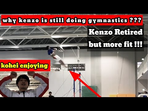 Kenzo shirai still more fit after retirement gymnastics | kohei uchimura is enjoying retirement.