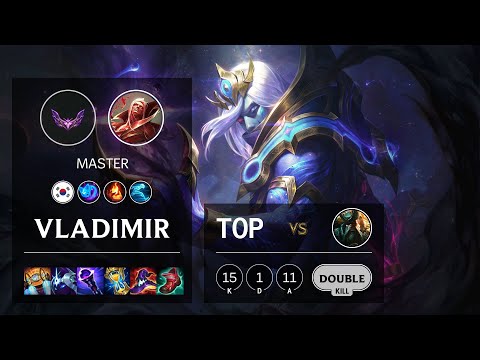 Vladimir Top vs Gangplank - KR Master Patch 12.5