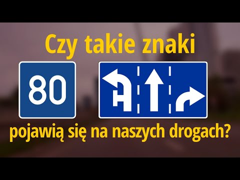 Prędkość zalecana i „kikut zaślepiający”. Nowe znaki drogowe zaproponowane przez Marka Dworaka.