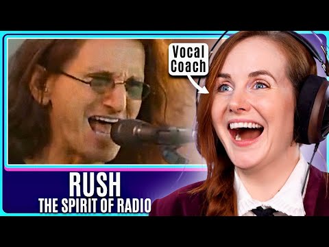 Geddy Lee - An ICONIC Voice! | Rush The Spirit Of Radio | Vocal Coach Analysis