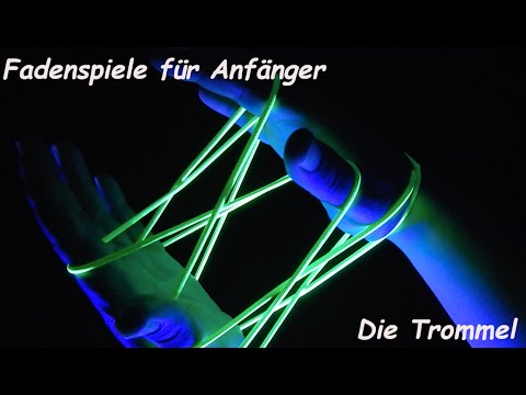 Fadenspielfigur: Die Trommel - Anleitung (Deutsch) - Fadenspiele für Anfänger