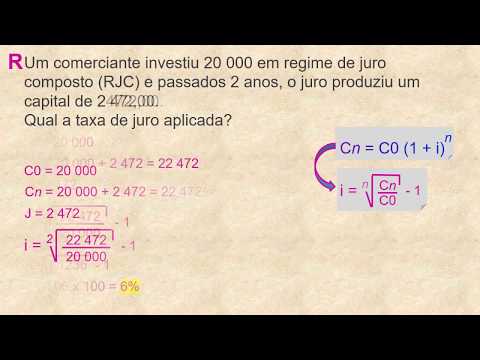 Problema para Regime de Juro Composto
