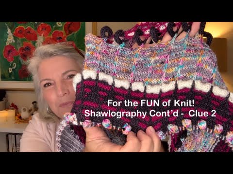For the FUN of Knit! Shawlography Continued ( Clue 2)