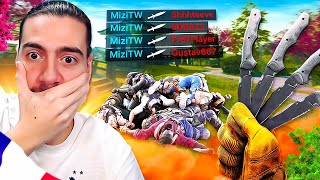 J'EXPLOSE DES FR QUI CAMPE AU COUTEAU