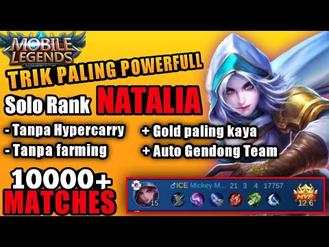 TOP 1 NATALIA GAMEPLAY EPISODE 37 - TOP 1 GLOBAL NATALIA BUILD - MOBILE LEGENDS