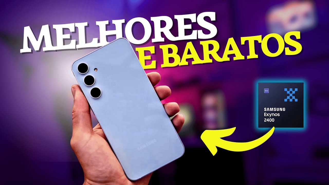 TOP 6 MELHORES CELULARES CUSTO BENEFICIO em 2024... (BOM E BARATO)