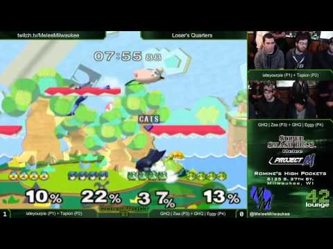 Construct 18 - iateyourpie + Tapion vs GHQ | Zaa + GHQ | Eggy - Melee Doubles Loser's Quarters