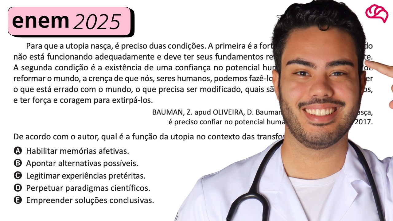 Resolução em Vídeo — Questão 62 ENEM 2025
