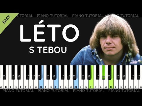 Jiří Schelinger - Léto s tebou (piano tutorial | klavír | akordy | noty | české písničky)