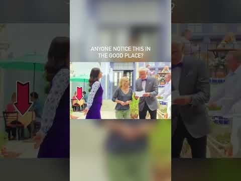 Did you notice this in The Good Place?