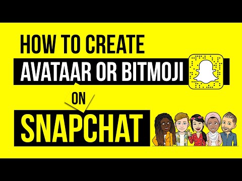 How to create Bitmoji Avatar in Snapchat | How to change Bitmoji Avatar on Snapchat Bitmoji Avatar