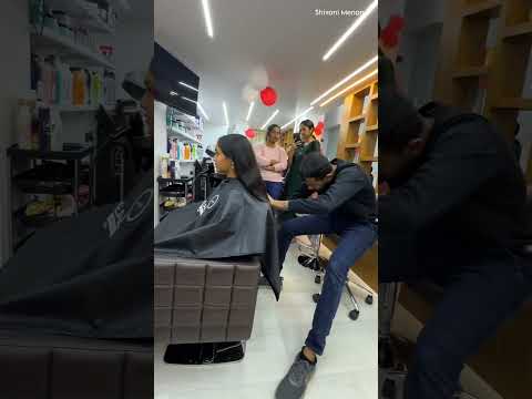 Shortened the length of my hair!!!#shivani menon #shorts