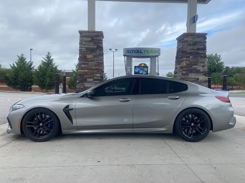 Lowering Springs install on M8 Gran Coupe