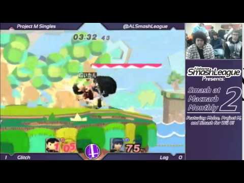 Smash at Macnarb 2 - Glitch (Ness) vs. Lag (Lucario, Marth) - Project M