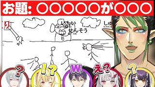 おえもりにじさんじ杯で奇想天外な回答を魅せる頂点芸術家の花畑チャイカ【にじさんじ/切り抜き】