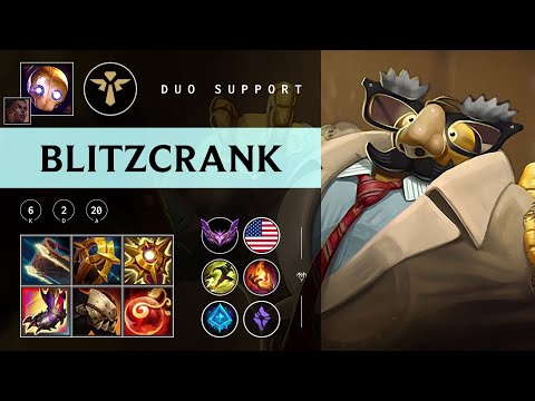 Blitzcrank Support vs Rakan - NA Master Patch 25.24