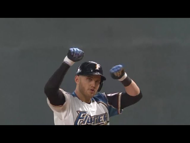 【7回裏】ラッキー7で決めた!! ファイターズ・レアードの先制タイムリーヒット!! 2018/4/25 F-Bs