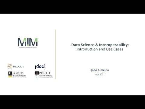 , title : 'Data Science & Interoperability: Introduction and Use Cases'