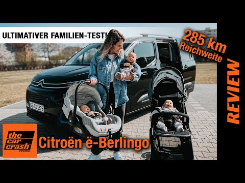 Citroen e-Berlingo XL (2022) Der ULTIMATIVE Familien Test: So viel passt rein! Fahrbericht | Review