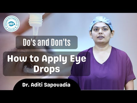 How To Apply Eye Drops Properly | Eye Drop Application | Netradeep Eye Hospital