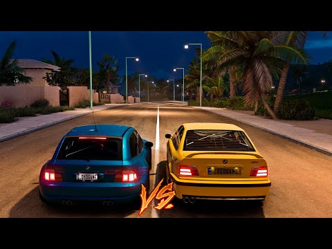 RACHA NA MADRUGADA - BMW M3 VS BMW Z3 - FORZA HORIZON 5