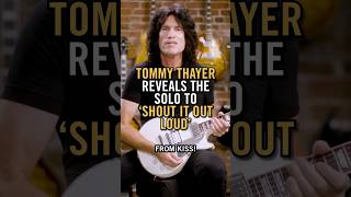 Tommy Thayer Reveals The Solo To Shout It Out Loud #gibsonapp #kiss #guitar #guitarlessons