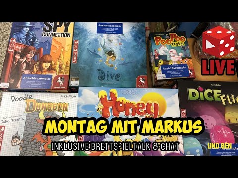 Montag mit Markus: Dive, Spy Connection, Honey, Dice Flick, Poo Poo Pets, uvm.