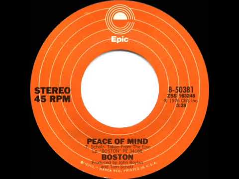 1977 HITS ARCHIVE: Peace Of Mind - Boston (stereo 45 single version)
