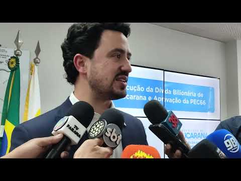 União oficializa execução de dívida de R$1,3 bilhão e prefeito alerta para risco de colapso financeiro em Apucarana