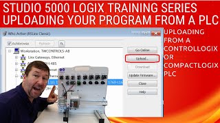 Upload PLC program from a Compactlogix/Controllogix PLC Studio 5000