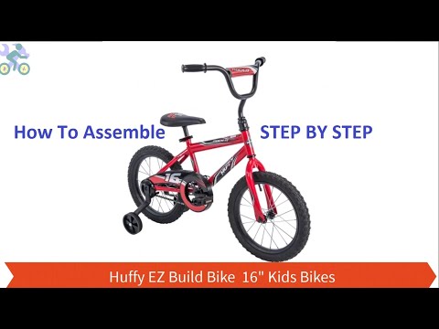 How to assemble Huffy 16 inch Rock It Boys EZ Build Bike, Red